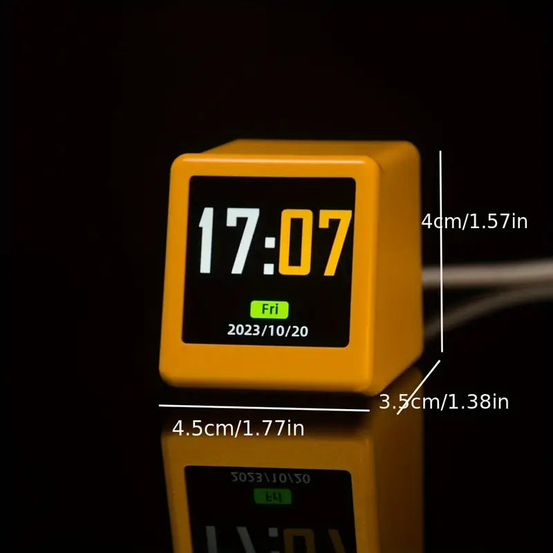 π€οΈ Mini Wi-Fi Weather Clock β Pocket-Size Smart Desk Companion
