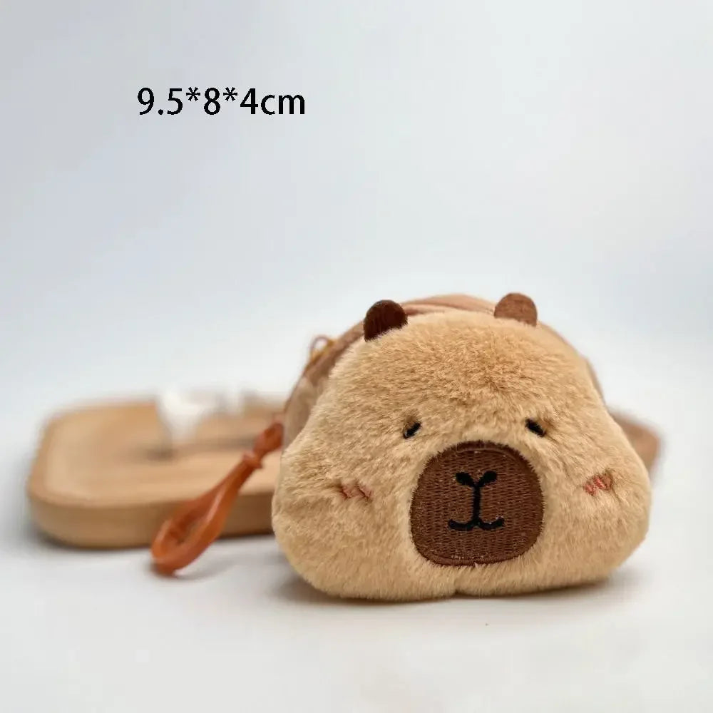 🎒 CapyPouch™ Plush Coin Purse – Cute Capybara Edition