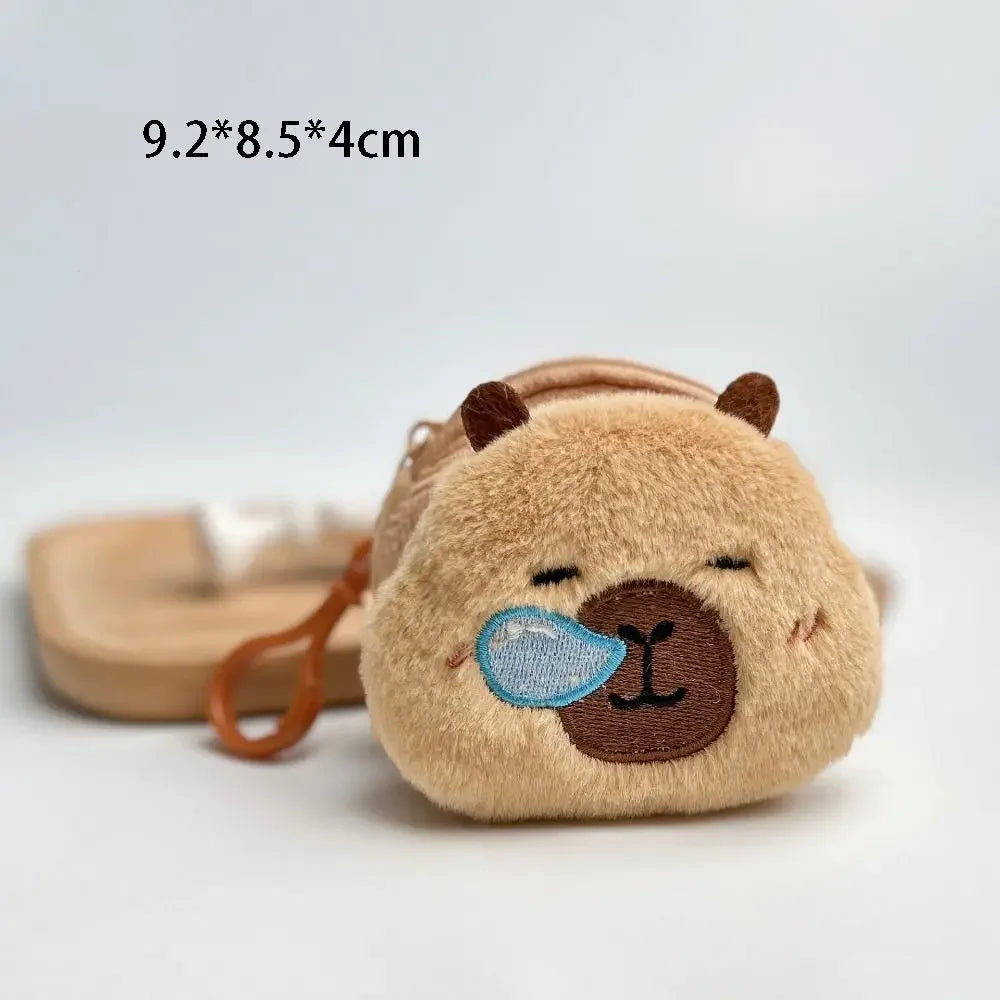 🎒 CapyPouch™ Plush Coin Purse – Cute Capybara Edition