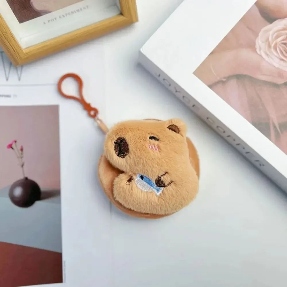 🎒 CapyPouch™ Plush Coin Purse – Cute Capybara Edition